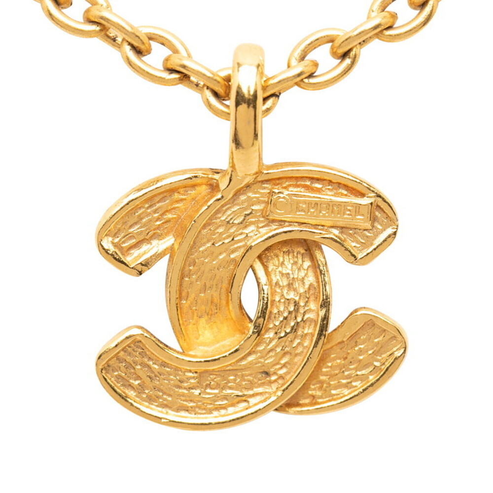 CHANEL Gold Logo Necklace - Picture 2 of 4